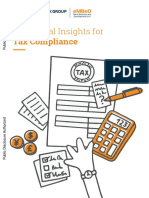 Behavioral Insights For: Tax Compliance