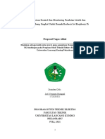 Analisis Sistem Kontrol Dan Monitoring Peralatan Listrik Dan Pengaman Hubung Singkat Untuk Rumah Berbasis IoT Raspberry Pi