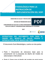 Presentacion Guia Metodologica Sispi 2017