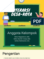 Interaksi Desa-Kota