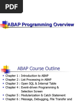 ABAP Programming Overview