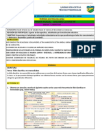 Ficha 1 Lengua y Literatura - Semana 1,2,3