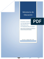 Instructivo Planificacion y Elaboracion de Proyectos Interdisciplinares