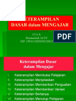 Pertemuan IV Keterampilan Guru Dalam PBM