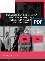 Sasaran Dan Kebutuhan Peserta Pendidikan Kesehatan Dalam Keperawatan