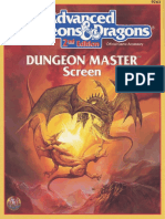 2nd Edition AD&D Dungeon Master's Screen
