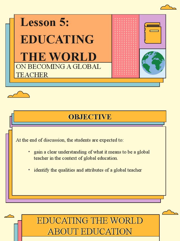 Becoming a Global Teacher in Education | PDF | Behavior Modification ...