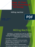 College of Food Processing Technology & Bio-Energy: Milling Machine