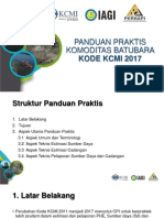 Panduan Praktis Kode KCMI 2017 - Batubara