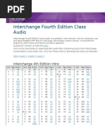 Interchange Fourth Edition Class Audio PDF Free