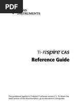 Download TI-Nspire CAS Reference Guide by Alejandro Malagon SN53905204 doc pdf