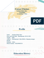 Career Choises (Rayhan Mulya Sipa)