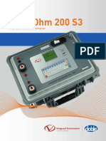Auto-Ohm 200 S3: True DC Micro-Ohmmeter