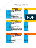 Jadwal Ramadhan Kelas 4