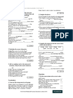 Pre-Intermediate Unit Test 3: Grammar