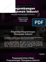 MIMM - KPI4B - KEL 9 - Pengembangan Manajemen Industri