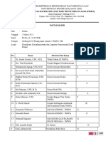 Daftar Hadir 2