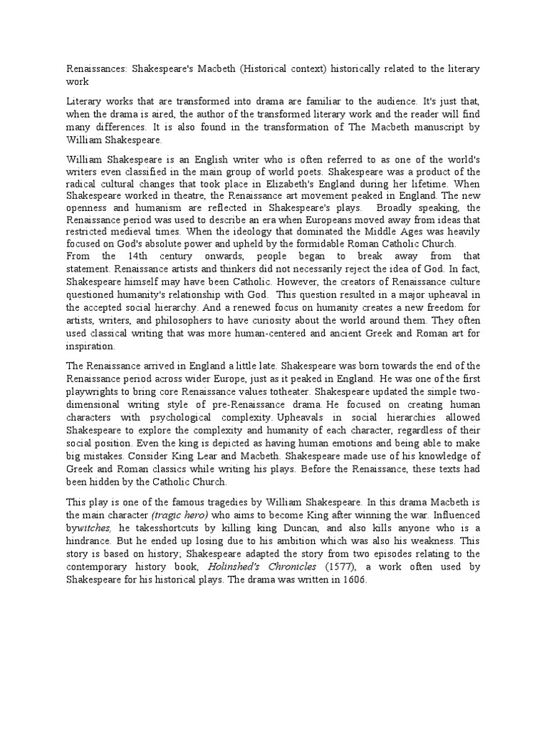  ayun shakespeare s macbeth historical context download free pdf