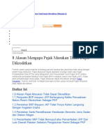 8 Alasan Mengapa Pajak Masukan Tidak Dapat Dikreditkan