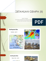 Pengetahuan Gempa - Skala