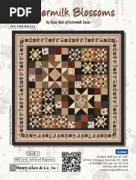 Buttermilk Blossoms II Free Quilt Pattern by Henry Glass Co Inc