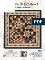 Buttermilk Blossoms II Free Quilt Pattern by Henry Glass Co Inc