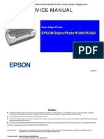 Service Manual: EPSON Stylus Photo R1800/R2400