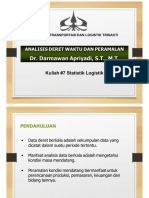 Kuliah - 7 Statistik Logistik I - Analisis Deret Waktu - PDF