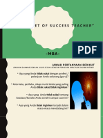 The Secret of Success Teacher 1