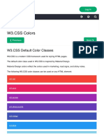 Colors w3css - Asp-1