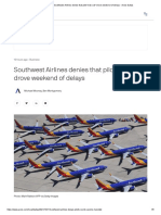 Southwest Airlines Denies That Pilot - Sick Out - Drove Weekend of Delays - Axios Dallas 2021-10-11