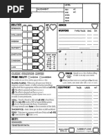 Maezar 1 Page Freebooters Sheets HR