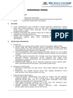 Spesifikasi Teknis Rumah Dinas Paramedis Kampeonaho (Perubahan) 1