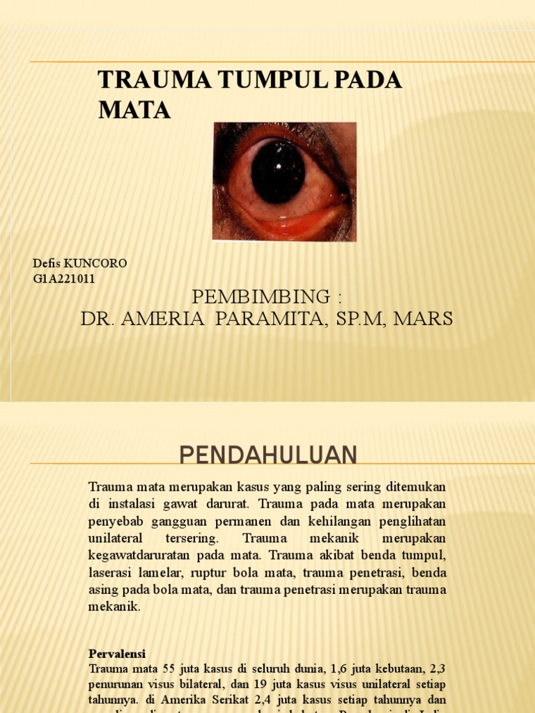 Trauma Tumpul | PDF