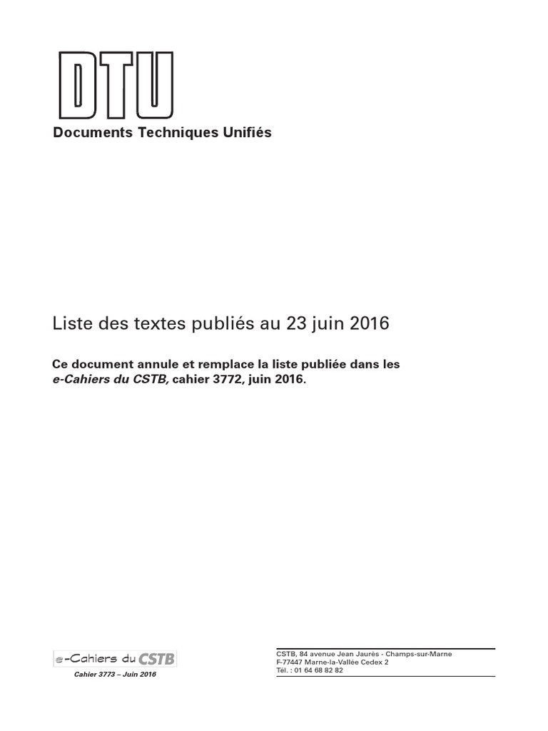 Liste | PDF | Code de la construction et de l'habitation | Fondation ...