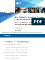 U.S. Solar Photovoltaic System Cost Benchmark: Q1 2017