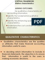 8th Week Qualitative Characteristics