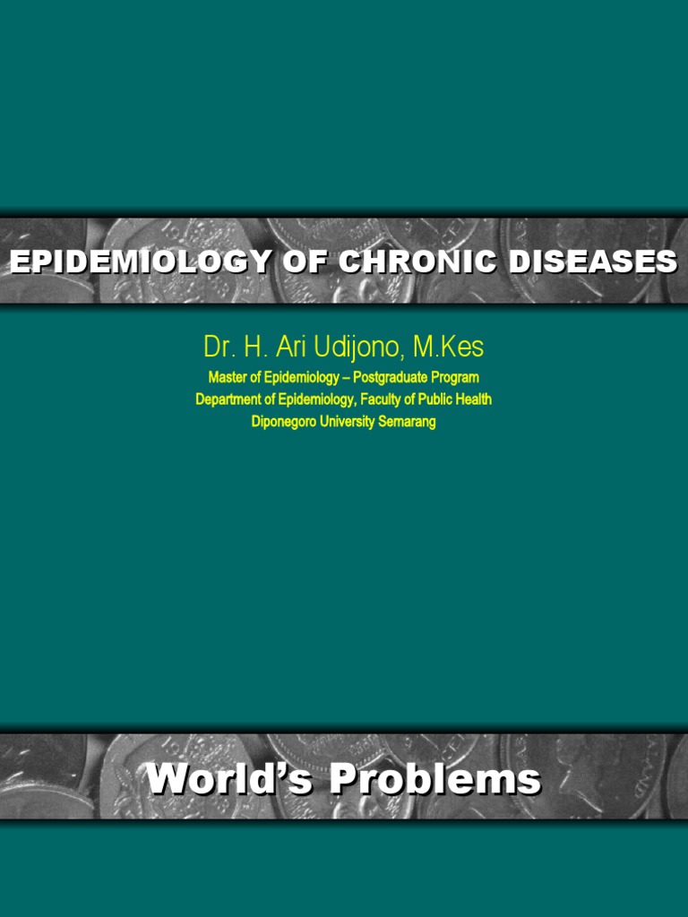 Chronic Disease Epidemiology Insights | PDF | Healthy Diet | Dieting