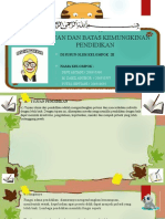 Tujuan dan Batas Pendidikan