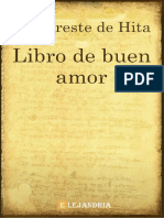 Arcipreste de Hita Libro de Buen Amor