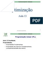 Programação Linear - Dualidade em Problemas Primal-Dual