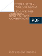 Bolívar (coord.) - Objetos antes y después del muro. Investigaciones artísticas sobre muros contemporáneos