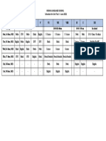 Indian Language School Schedule For Unit Test I - June 2021