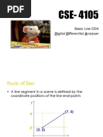 Digital Differential Analyser: Basic Line DDA