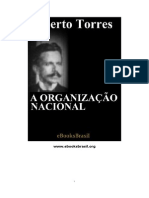 Alberto Torres - A organização nacional [LIVRO]