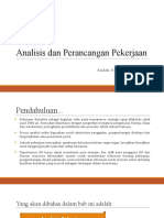 Analisis Dan Perancangan Pekerjaan