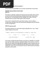 Staad CG Analysis