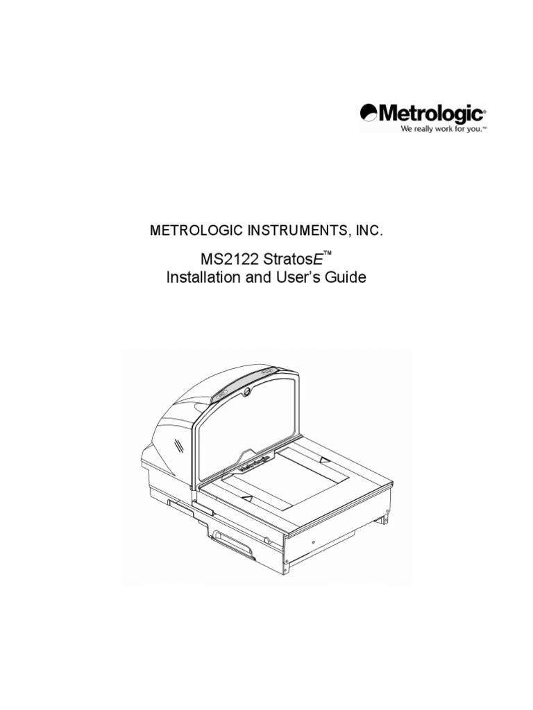 MS2122 Stratos Installation and User's Guide: Metrologic Instruments ...