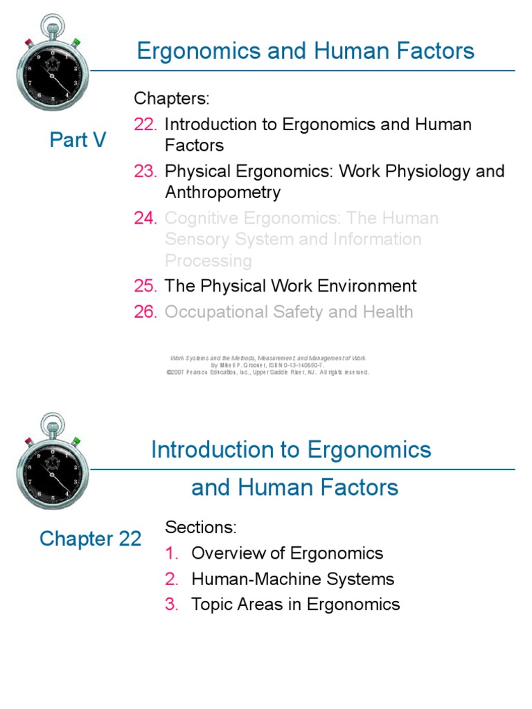 Ergonomics and Human Factors | PDF | Human Factors And Ergonomics ...