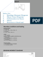 Beam Analysis Problem Statement and Results